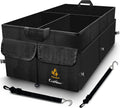 Car Trunk EcoNour Suv’s Collapsible Multi Compartment Black for | and Cars for Organizer | Trunk Organizer