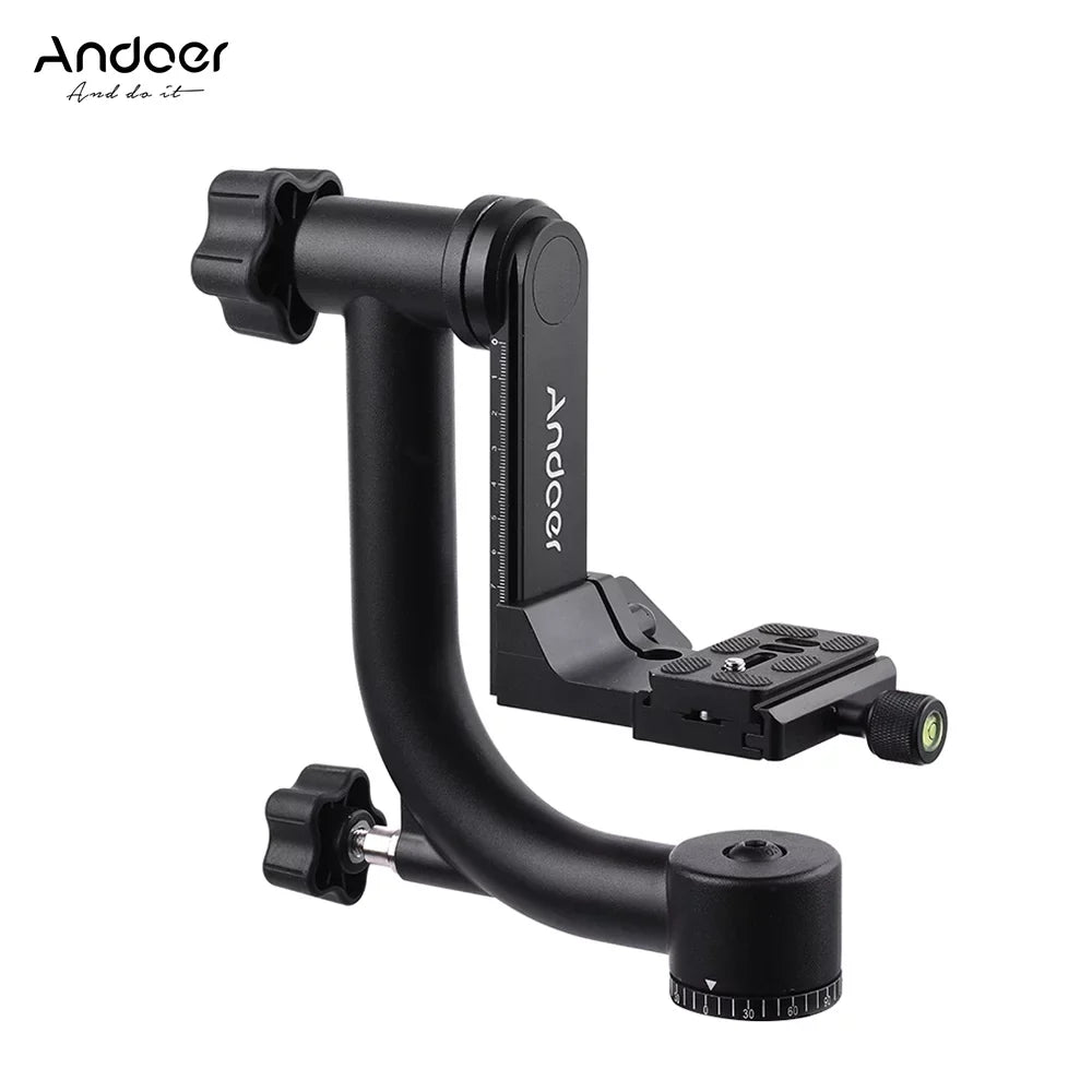 Duty Alloy Tripod Watching DSLR Bird Metal Camera Andoer Plate Heavy for Gimbal Suitable Panoramic Head Arca-Swiss with Aluminum Support Release Camcorder Standard Quick 30Lbs/13.6kg