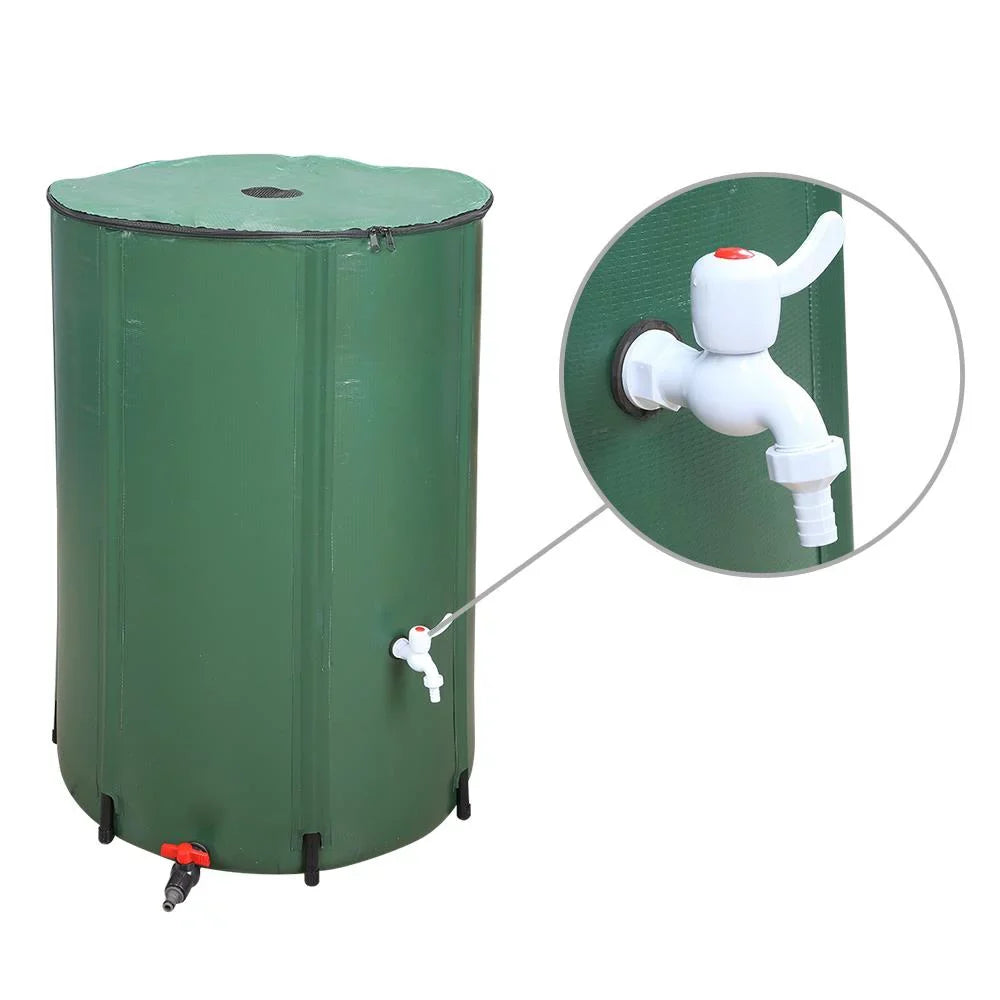 100 Rain Portable Storage Tank Gallon Ktaxon Collapsible Barrel, Water