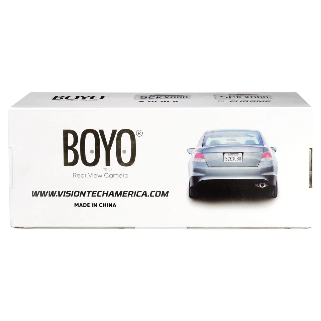 '- Bar-Type Plate LED (Black) BOYO Camera and Parking with License Backup Lines Lights VTL420CL