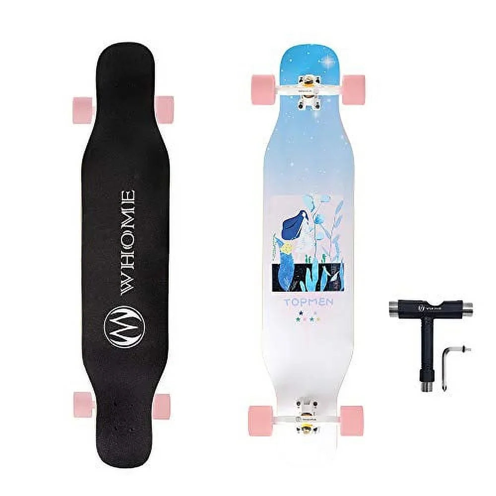 42 Layer Maple T-Tool Alpine for Hard Inch Boarding Freestyle PRO Skateboard Cruising Dance Complete 8 - Includes Carving Beginners for WHOME Rock Dancing Dancing and Adults Longboard