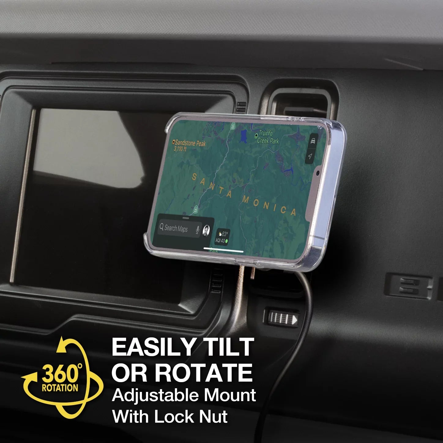 Wireless Magnetic Compatible MPQ5DV-SP1 Charging Mount Dash/Vent W/ iPhone, MagSafe Scosche Galaxy