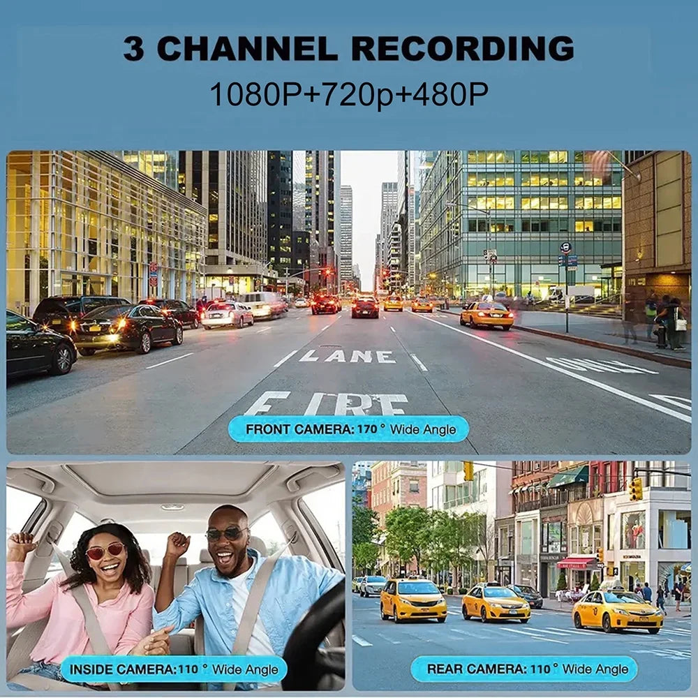 Vision 4in Video 1080+720+480P Cameras Car Rear Cameras Cam Mirror Video 4in 4in Cam Inside Car Rear 1080+720+480P Car Rearview Car Dash Aumotop Inside Dash 3 Safety 3 Camera,Cameras 1080+720+480P