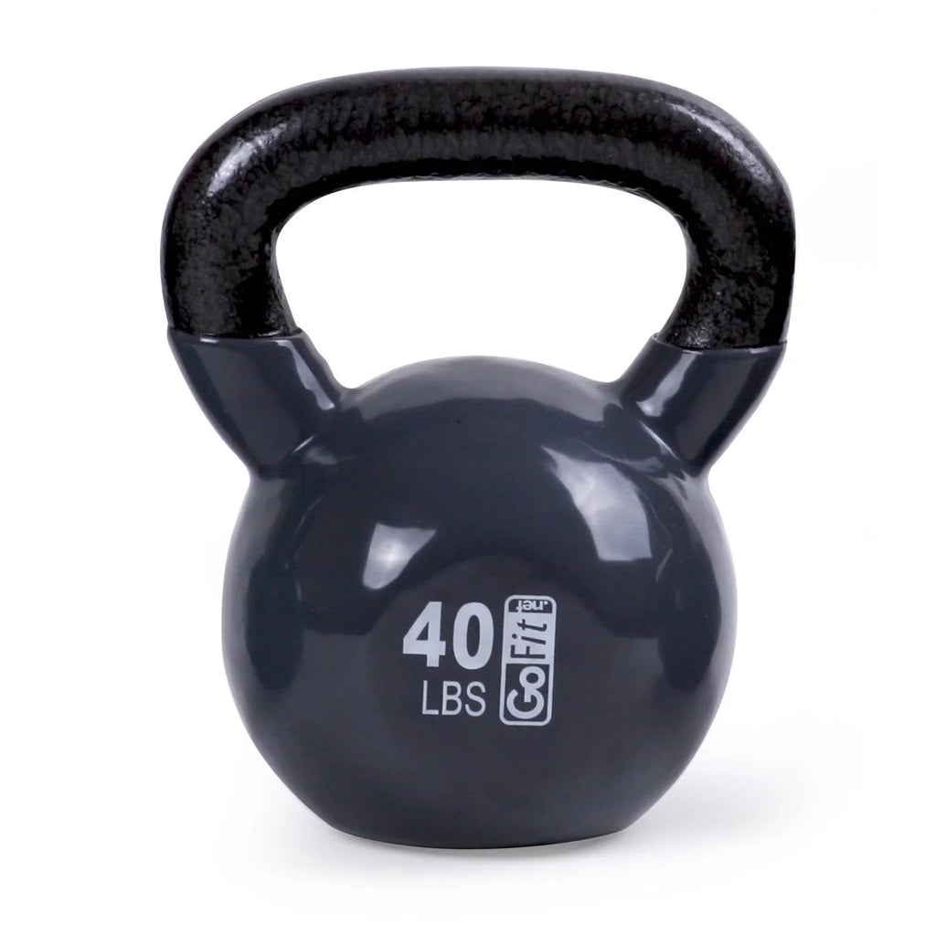 Vinyl Coated DVD and Green with GoFit Kettlebell Training Manual Classic - 35lb