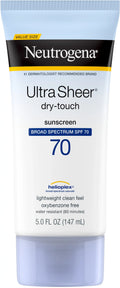 6 1 fl. oz Neutrogena Lotion, Ultra Sheer Broad 5 ea SPF - UVA/UVB, Dry-Touch Spectrum 70 Pack Sunscreen