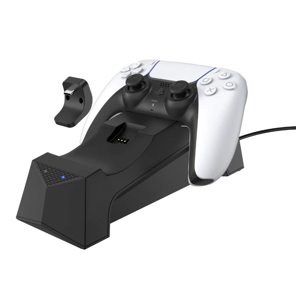 Dual Charge White Bundle 5 Playstation Controller Version and with Controller, Demon's Extra Souls Surge Sony Dock Console Disc