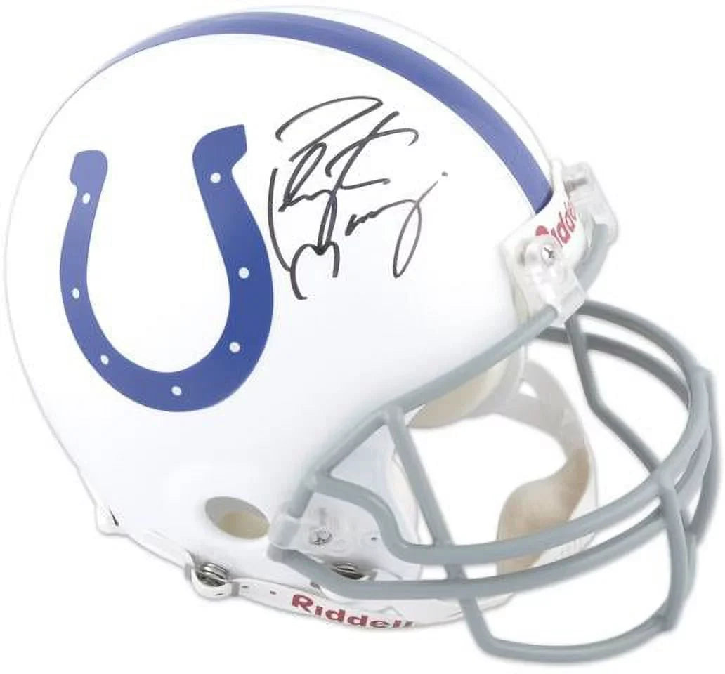 Manning - Colts Authentic Autographed Pro Helmet Certified Authentic Line Peyton Indianapolis Fanatics