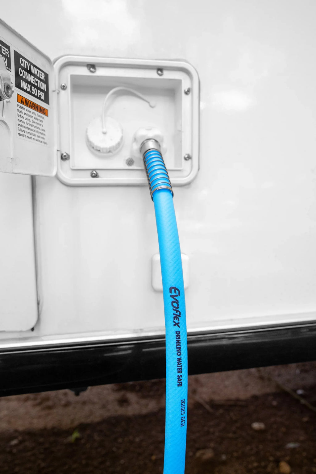 Camper/RV Camco EvoFlex Water Blue BPA-Free, 50-Foot or Hose | Lead-Free, Drinking (22793) Phthalate-Free,