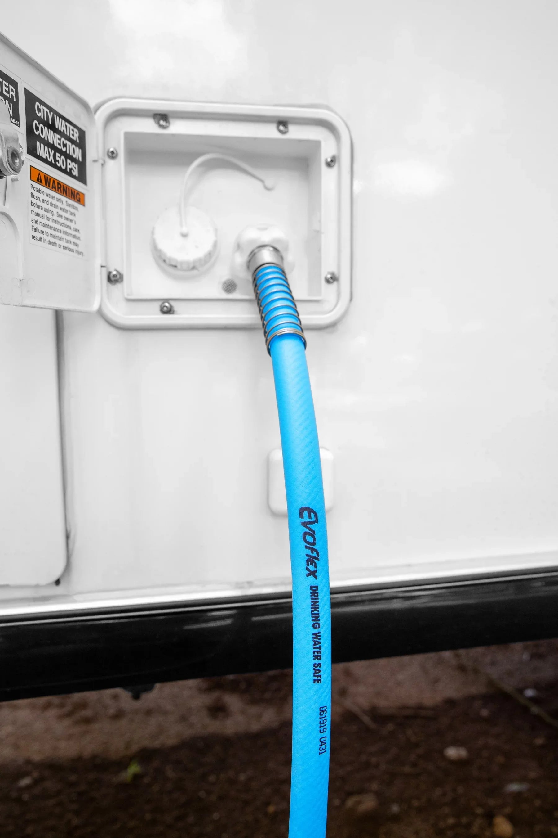 Camper/RV Camco EvoFlex Water Blue BPA-Free, 50-Foot or Hose | Lead-Free, Drinking (22793) Phthalate-Free,