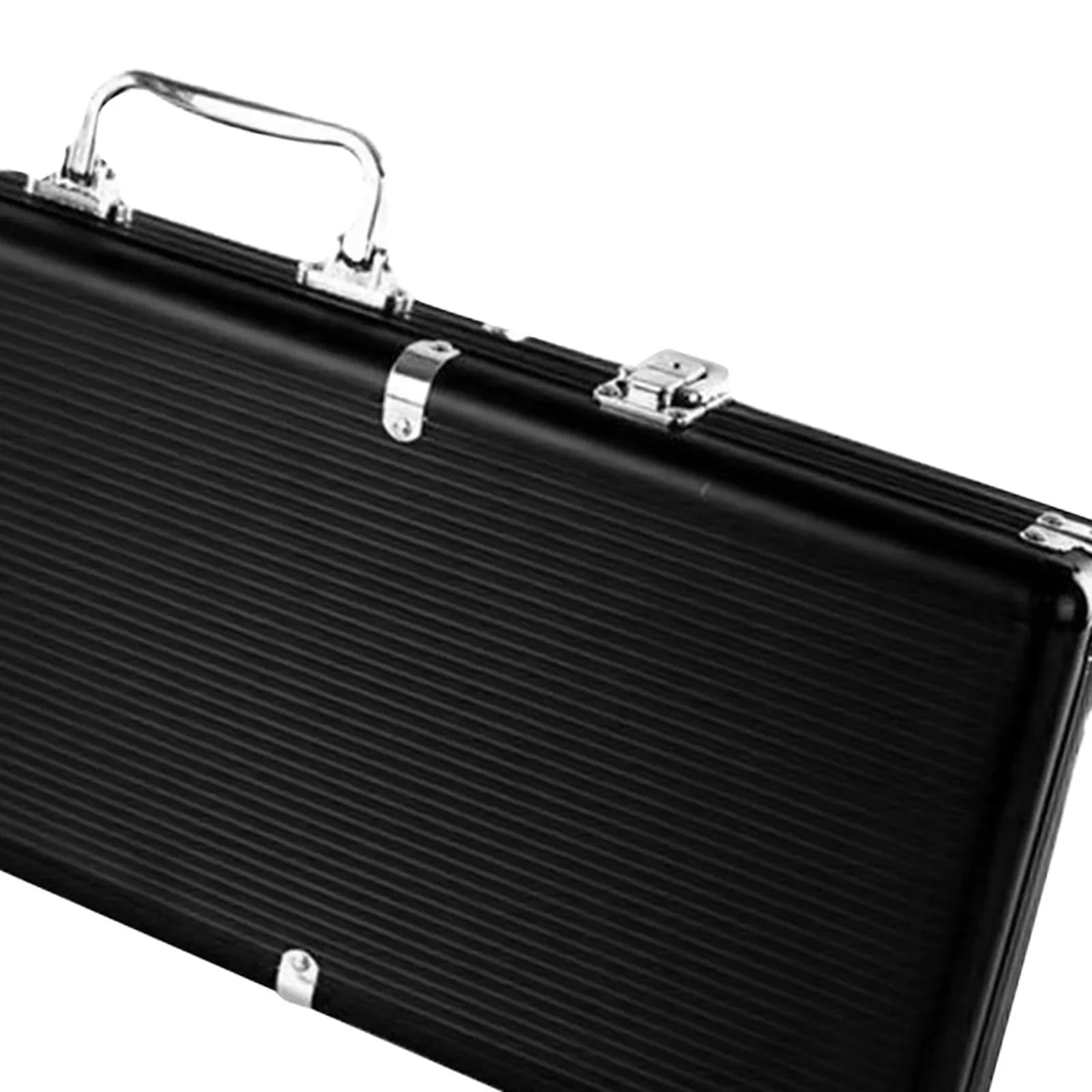 Capacity Chip Aluminum High Almencla Solid Black Thicken Alloy Box Suitcase Carrying Case