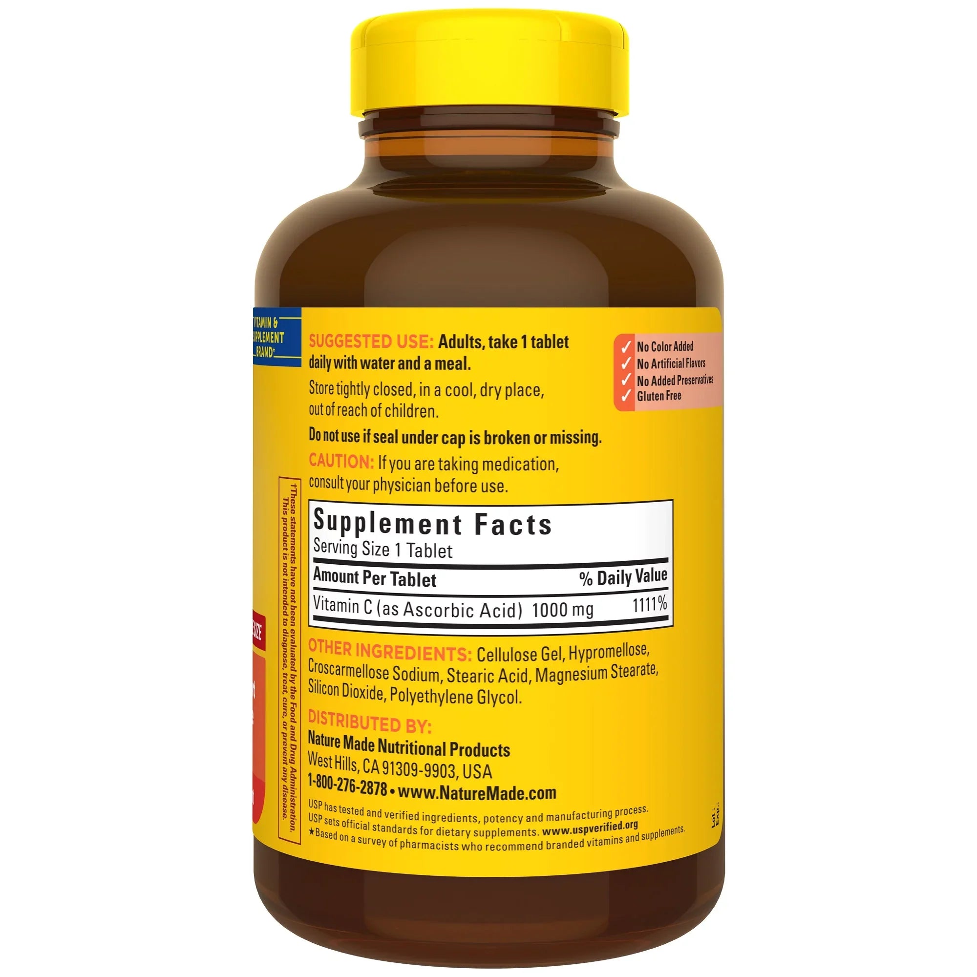 Tablets, 300 C Count Extra Strength 1000 Dietary Nature Made mg Supplement, Vitamin