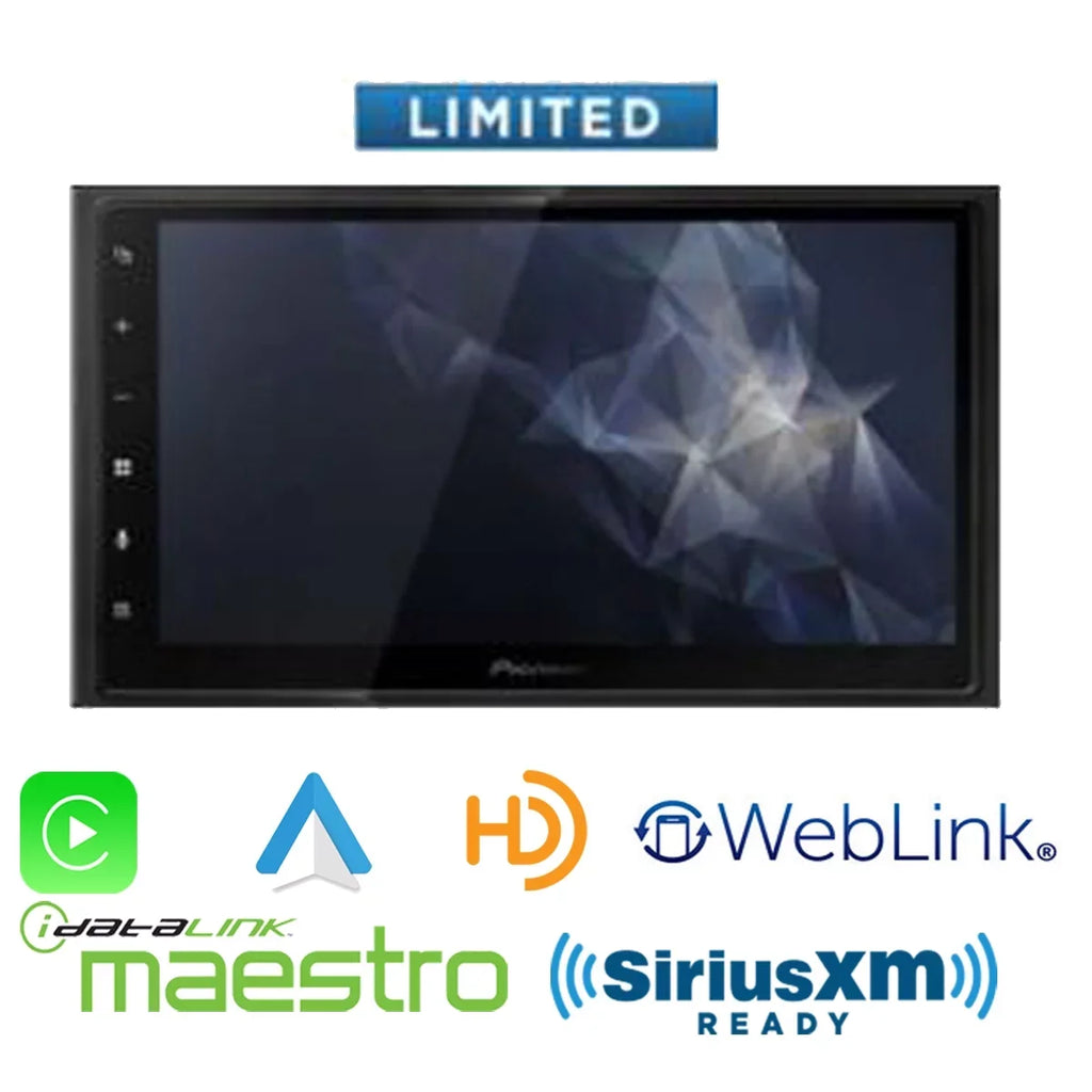 License Plate 6.8" Media + Receiver Backup Mechless Pioneer Camera DMH-2660NEX