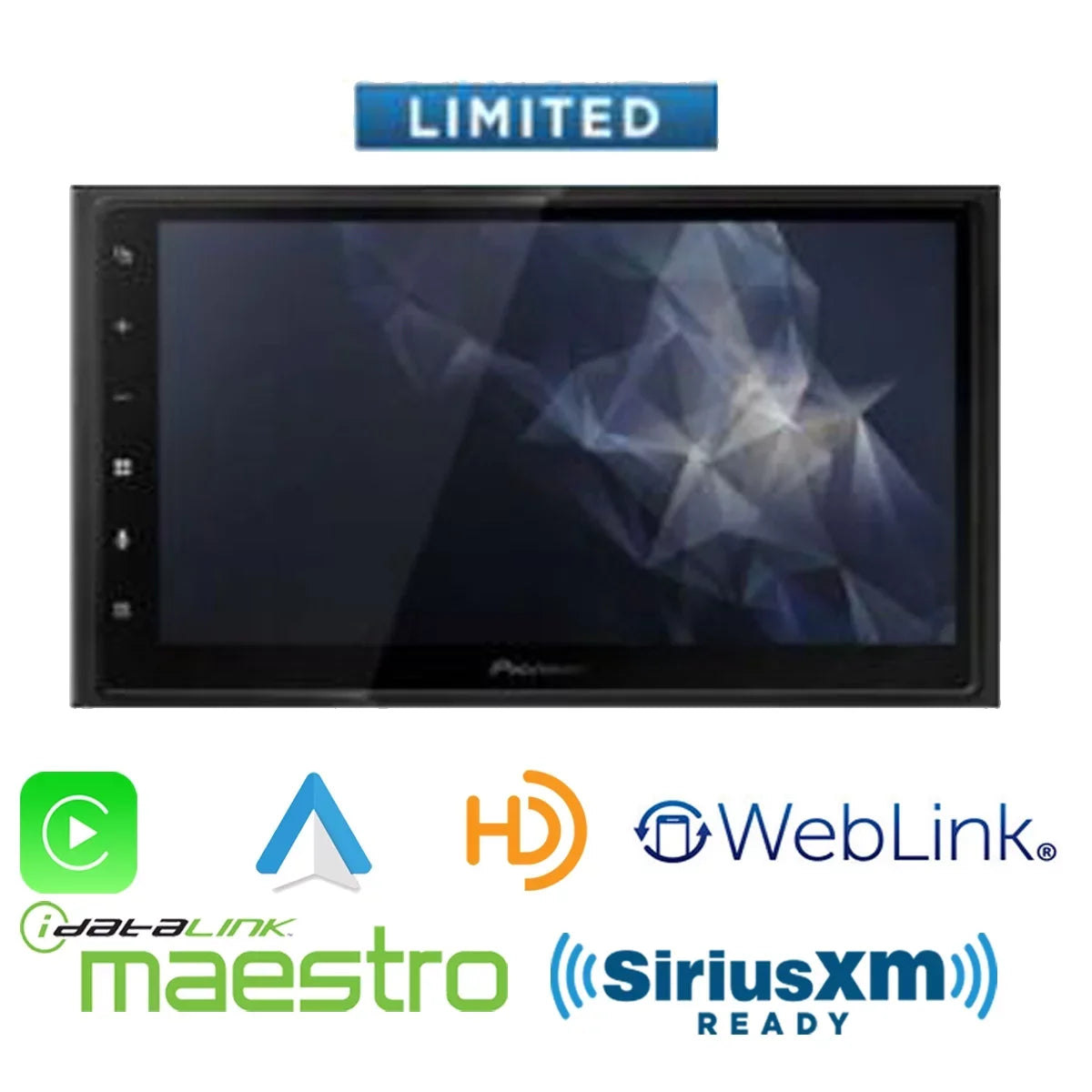 License Plate 6.8" Media + Receiver Backup Mechless Pioneer Camera DMH-2660NEX