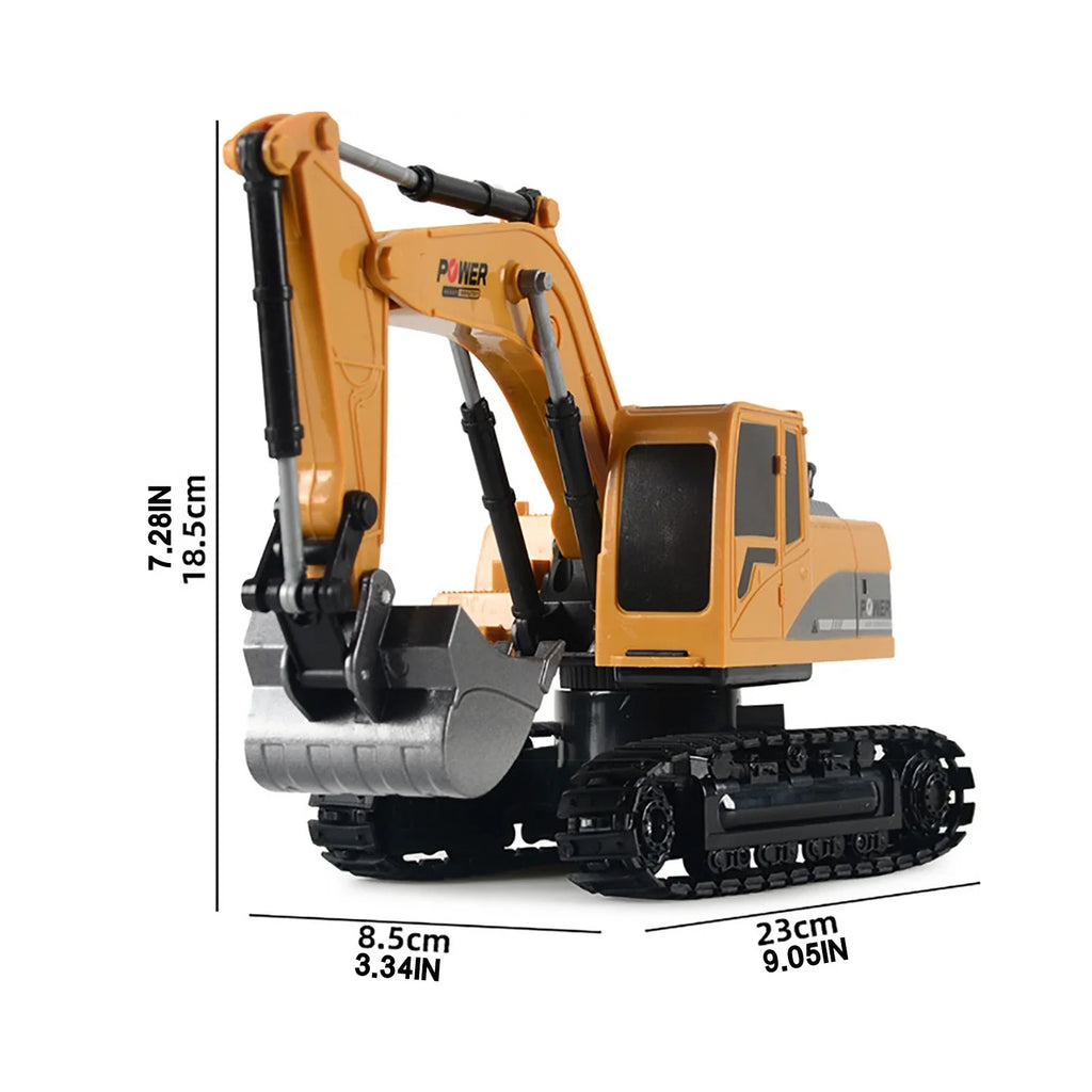 Plastic Christmas ExcavaTOr RC Engineering YHAIOGS Mini Electri Alloy 1:24 Trucks Car RC
