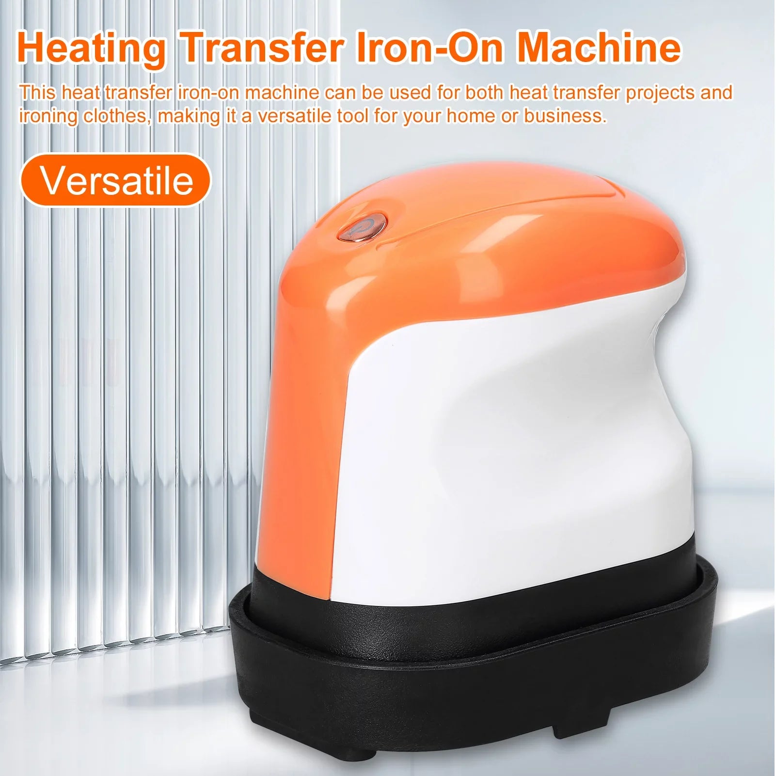 for Hat T-shirts Electric Portable Press Machine Iron Heating DIY Heat Machine Multi-modes Compact Iron-On Transfer Auto Easy Clothes Multifunctional Bags Carevas
