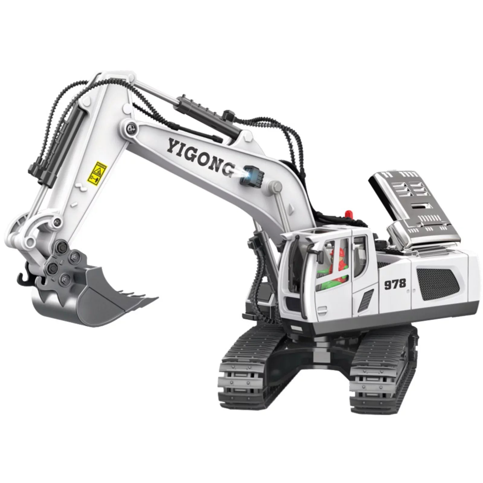 Control Transmitter TOy Construction ExcavaTOr with Metal Functional ExcavaTOr Full Channel Remote 11 2.4Ghz YHAIOGS Shovel and