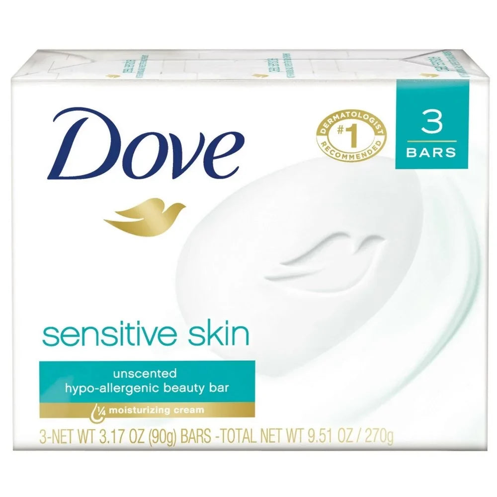 Skin 4) Bar Sensitive Dove 3 (Pack 3.17 Of Oz, Bar Beauty
