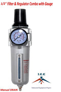 Regulator Air Pressure gauge 1/2" combo & & Compressor Filter