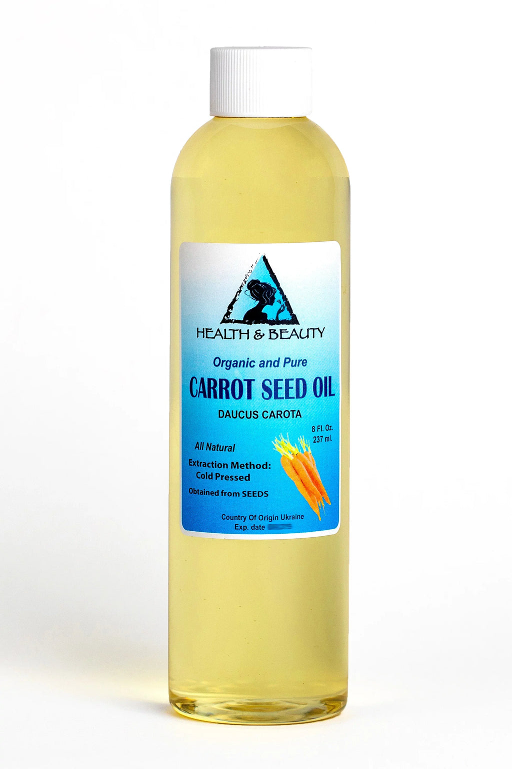 8 Premium Cold 100% Organic Oil Carrot Seed Carrier Fresh oz Pure Pressed