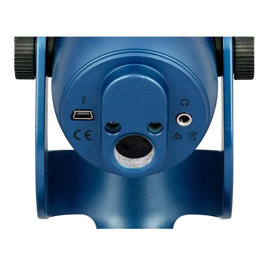 with Blue Mount and Microphones Stand, Blue) Boom Microphone Filter Pop (Midnight Yeti Shock Arm