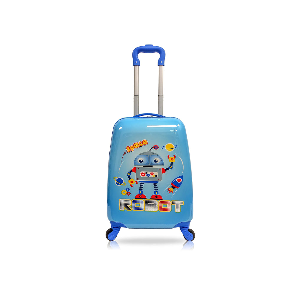 18" Hardside Kids Luggage Wheels Kids with Suitcase Kids-Cute Tucci Lightweight for SPACE-ROBO