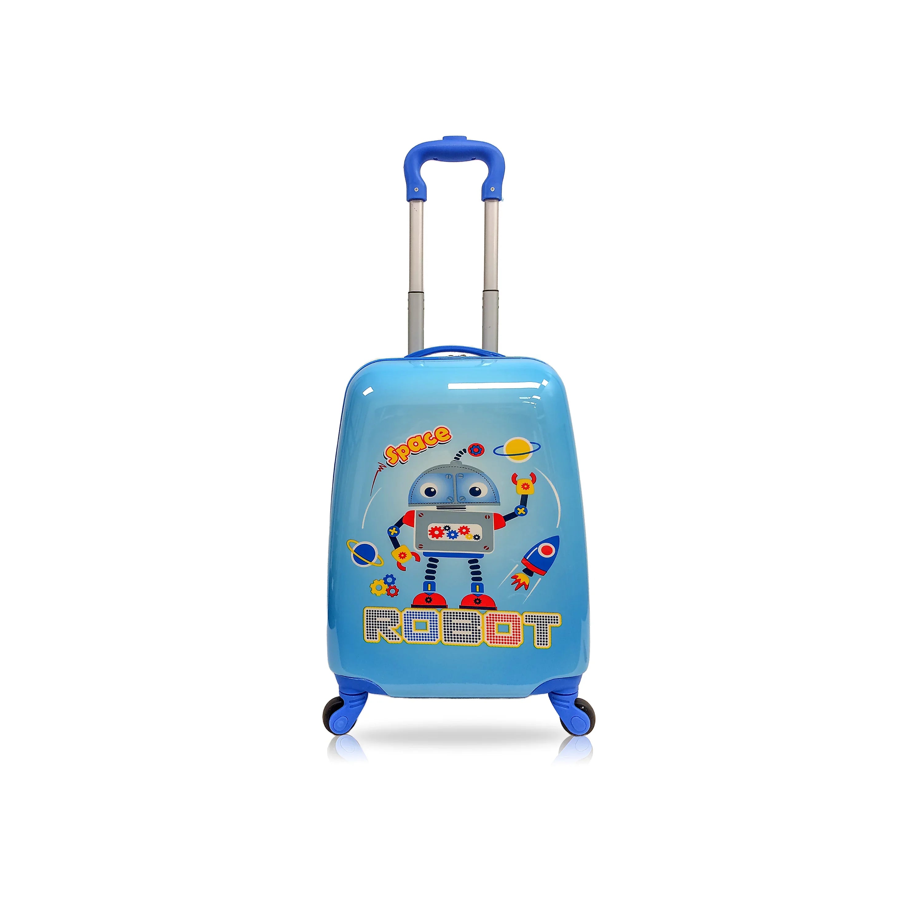 18" Hardside Kids Luggage Wheels Kids with Suitcase Kids-Cute Tucci Lightweight for SPACE-ROBO