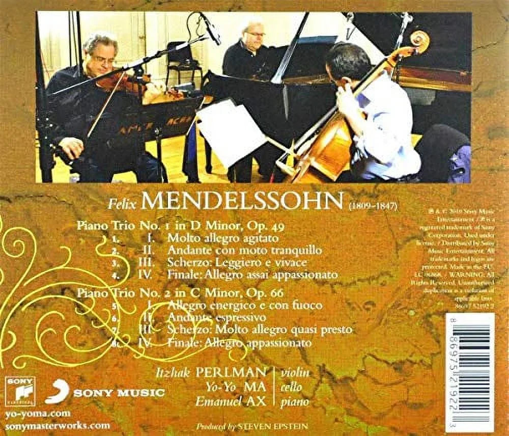 49 Trios Piano Mendelssohn: Op Op 66