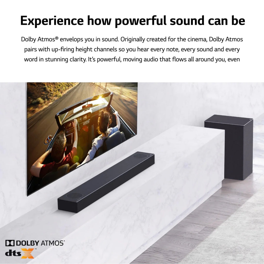 Restored LG with Audio Res 3.1.2 (Refurbished) SPM7A Pass-Through, Atmos Channel 4K and High Soundbar Dolby