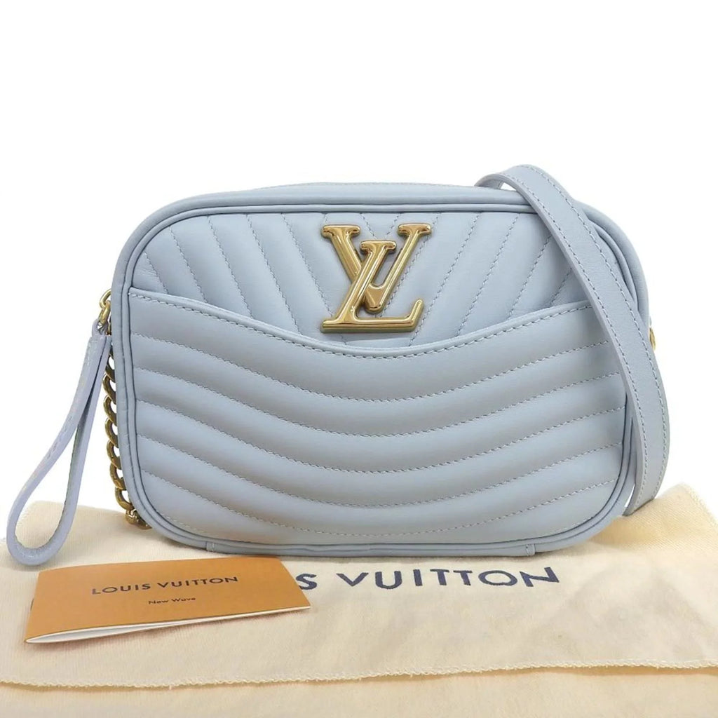 Bag Camera LOUIS Blue M55329 Vuitton Shoulder New VUITTON Louis Epi Light New) (Like LV Pre-Owned Wave