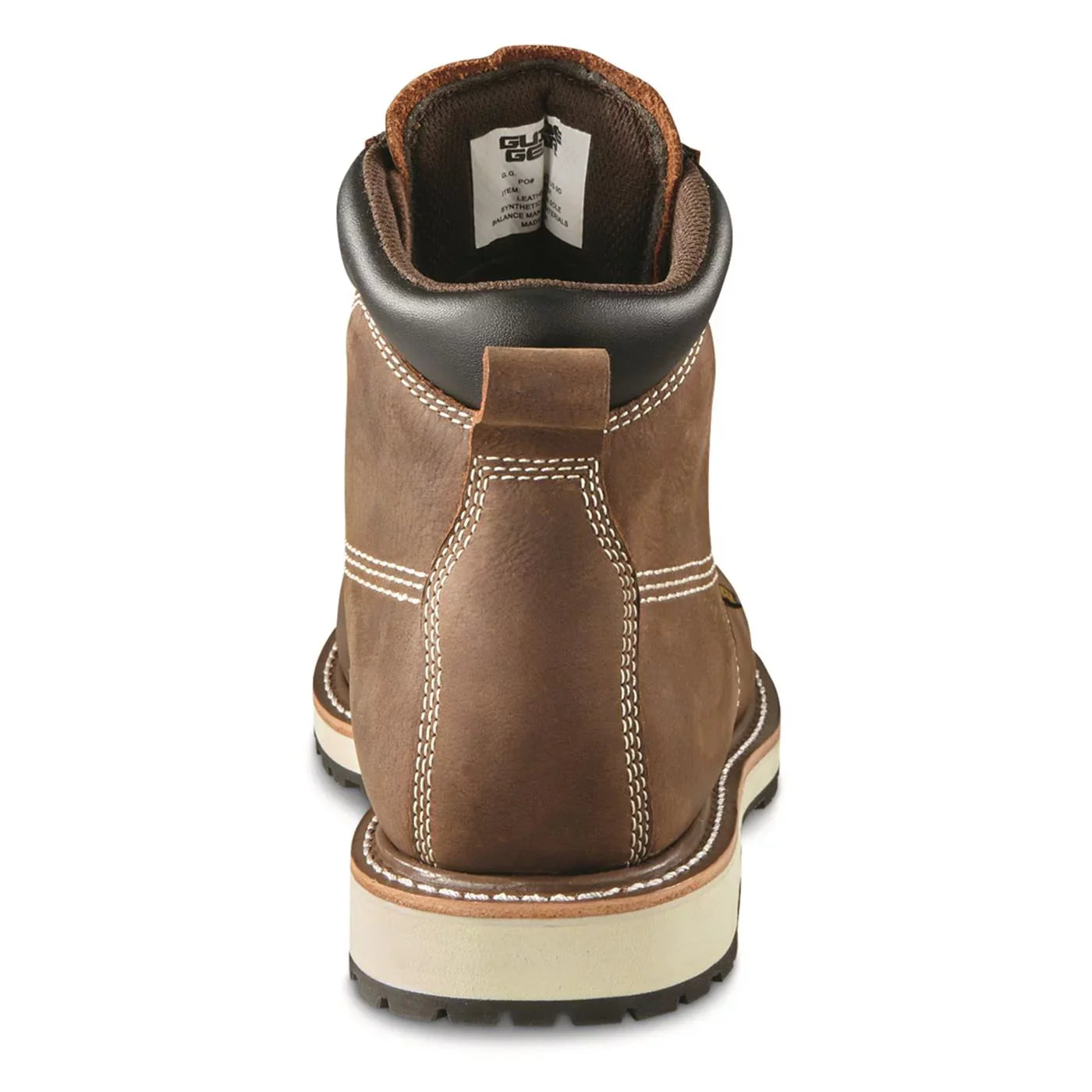 Guide Work Rugged Pull-On Boots Leather Moisture Timber Mens Gear Insoles, Waterproof Boot Shoes, Ankle Wicking Chukka
