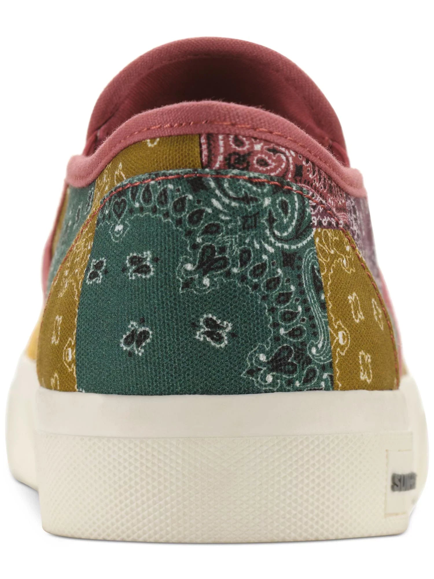 Bandana Red Round On Toe Padded Sneakers STONE Mens Slip 7 Shoes Goring Reins Platform SUN