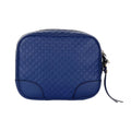 Caspian Microguccissima Bag Blue Crossbody Bree Leather Gucci