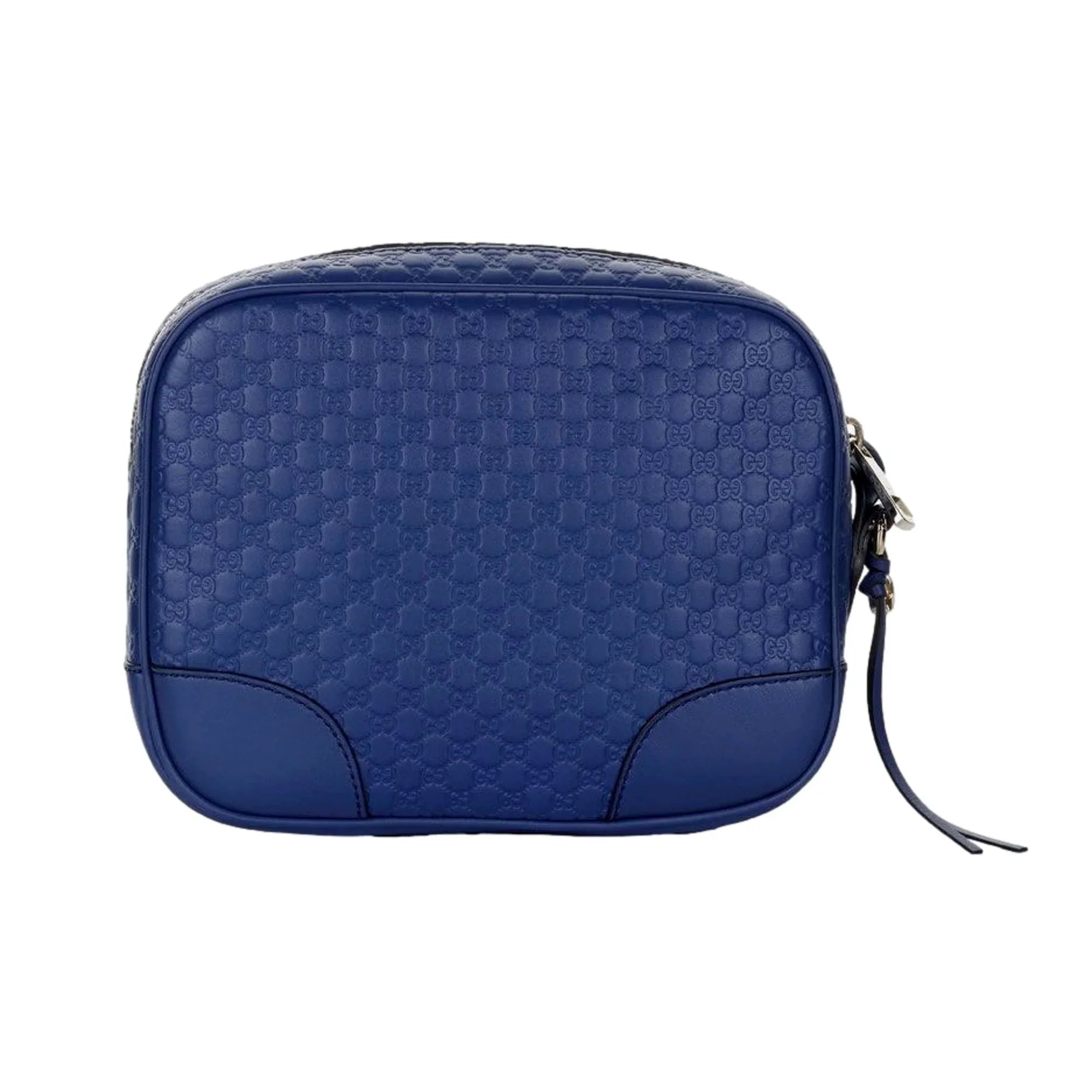 Caspian Microguccissima Bag Blue Crossbody Bree Leather Gucci