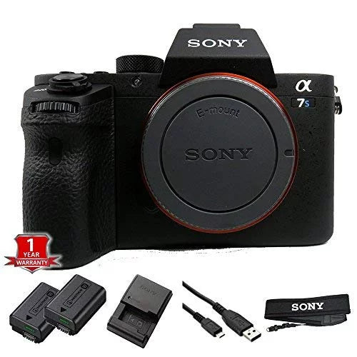 MP Camera Warranty E-mount Model) with ILCE7SM2/B 12.2 a7S Black Sensor, II No (International Sony Full-Frame