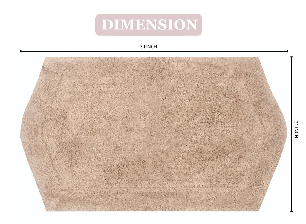 Collection for Dry, Bathroom Bath Rug 34" Carpet, x Machine Weavers Soft Rectangle, Rugs, Waterford Bath Home 21" Wash Extra Bath Cotton Absorbent Linen Tufted Bath Non-Slip and 100% Rug, Floor, Mats