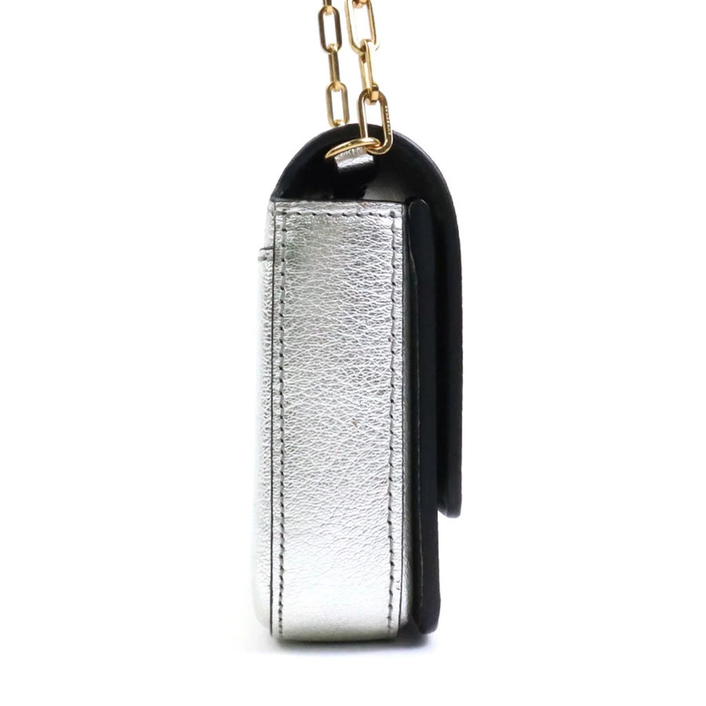 silver bag (Good) diagonal shoulder leather Burberry BURBERRY ladies Pre-Owned
