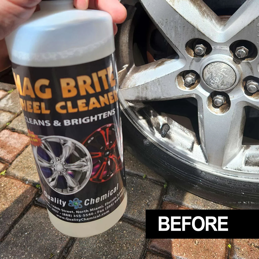 Brite Wheel / gallon Acid Rim 4 Mag Cleaner and case