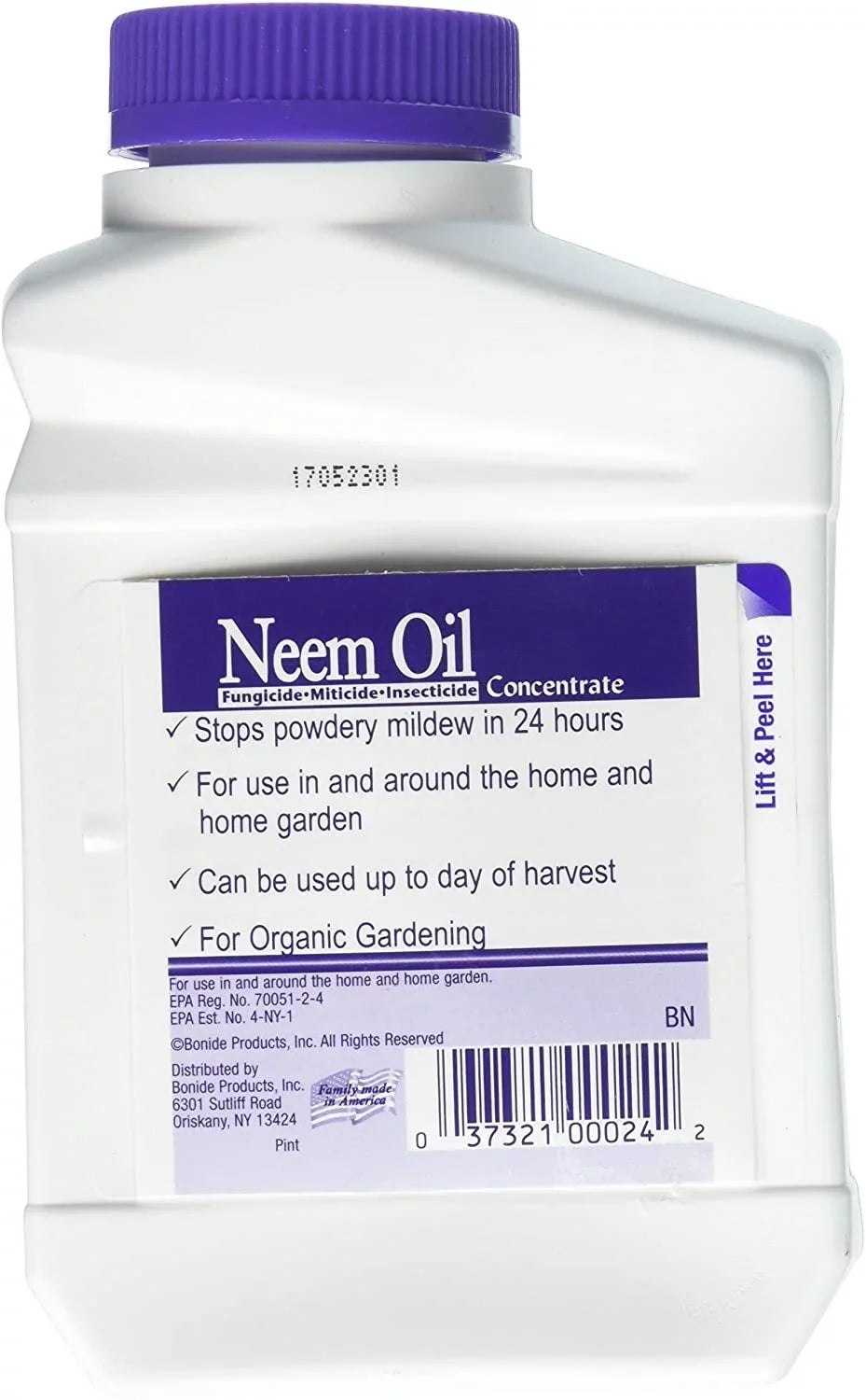 Insecticide Neem 16 Oil Concentrate Miticide fl. oz. Fungicide