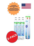 Pack ZUMA - EFF-6001A , , , Filter in 3 Compatible Water Ice Brand # with and U.S.A. Made Whirlpool® OPFW3-RF300 - Model