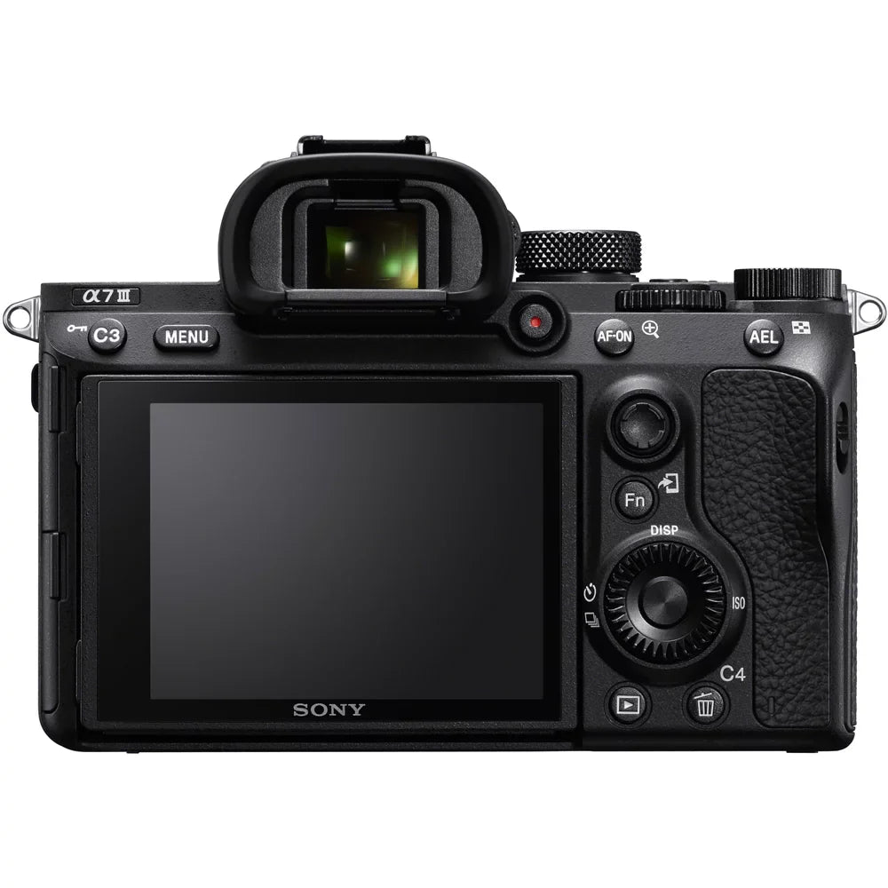 a7III Memory Mirrorless Camera Sony 64GB a7III Interchangeable Lens Frame Bundle & Flash + 24.2MP Body Full Accessory