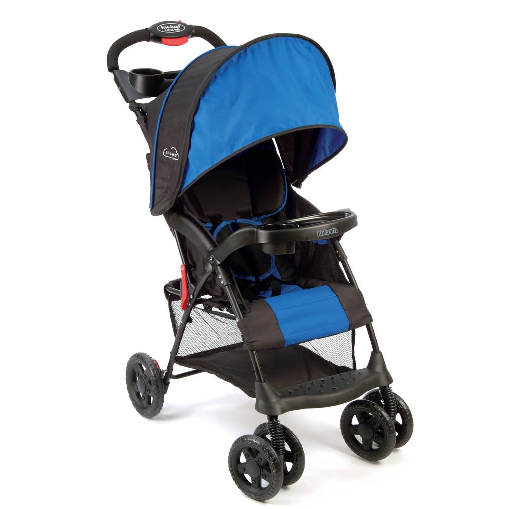 Cloudspot Kolcraft Blue Stroller