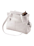 Leather White Handbag