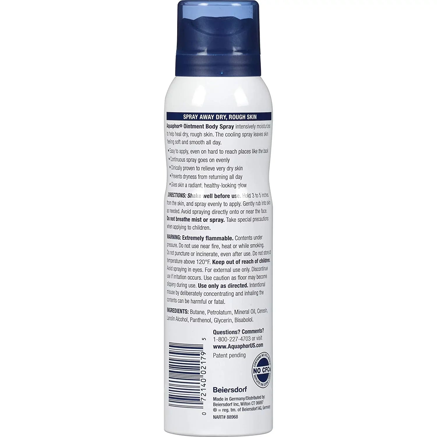 Aquaphor Advanced Therapy Spray Body Ointment