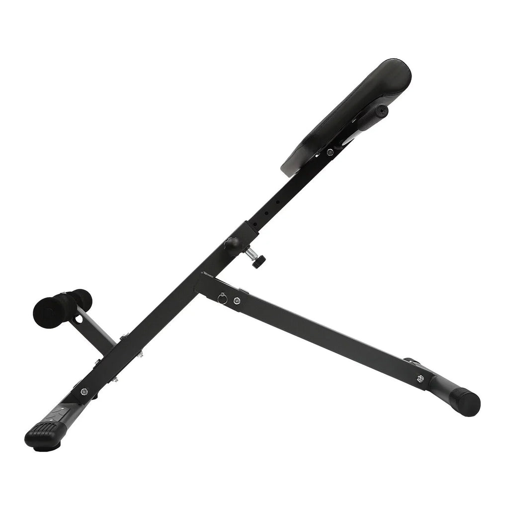 Workouts Roman Machine Bench 330 Home up Sit Adjustable Extension Black Chair for lbs 5-Level Gym