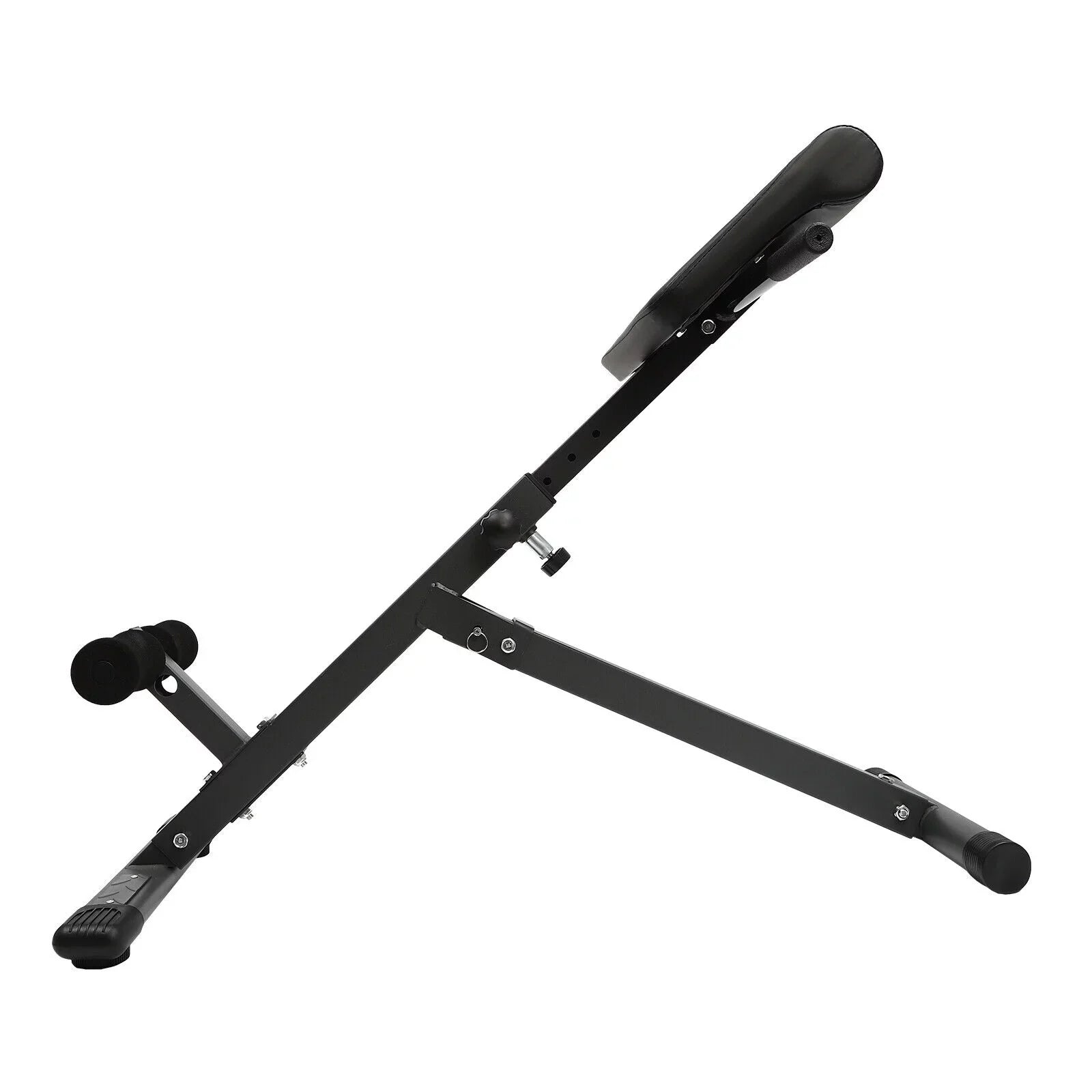 Workouts Roman Machine Bench 330 Home up Sit Adjustable Extension Black Chair for lbs 5-Level Gym