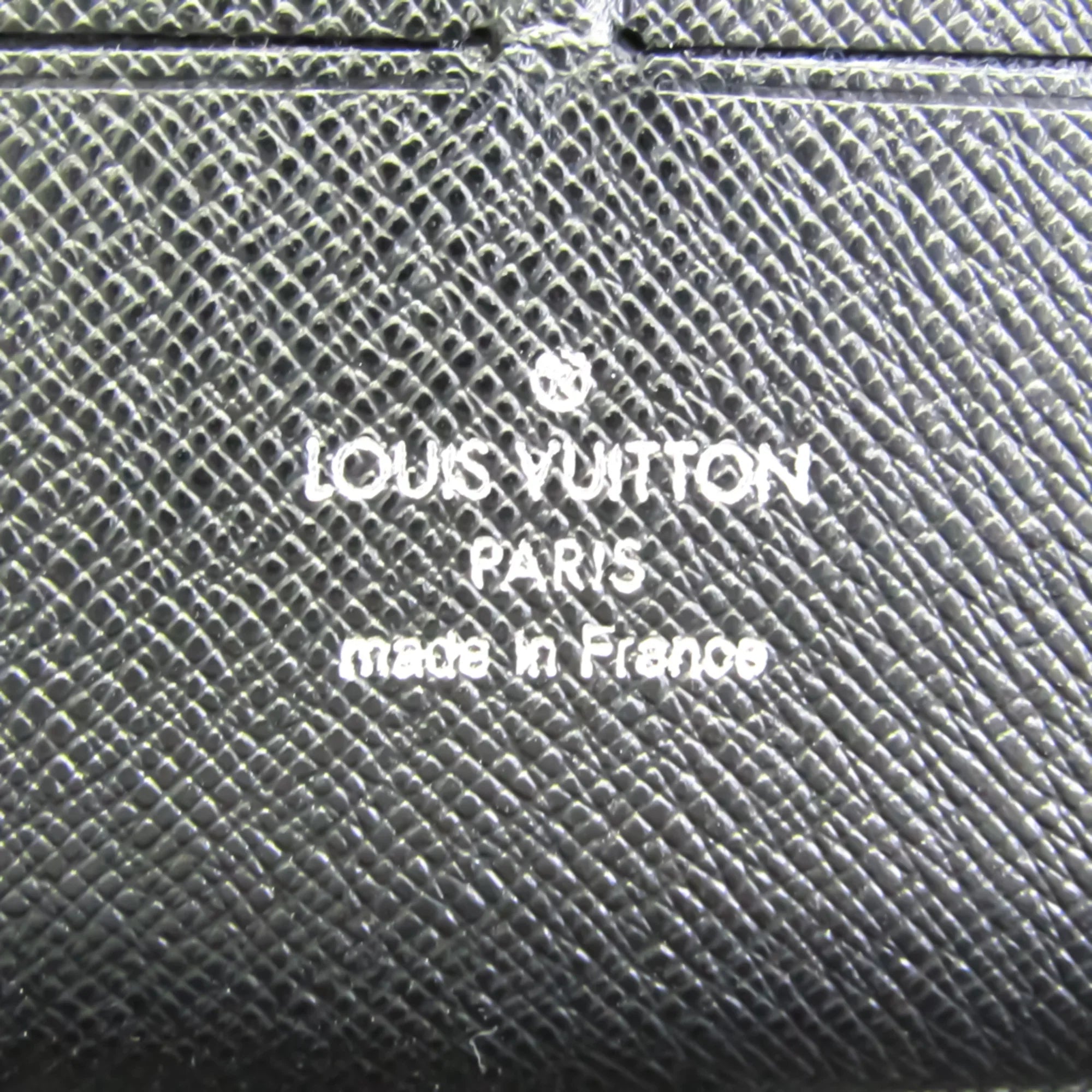 M60632 (Good) Long Men's Noir Wallet (bi-fold) Epi Organizer Pre-Owned Louis Leather Vuitton Epi Zippy