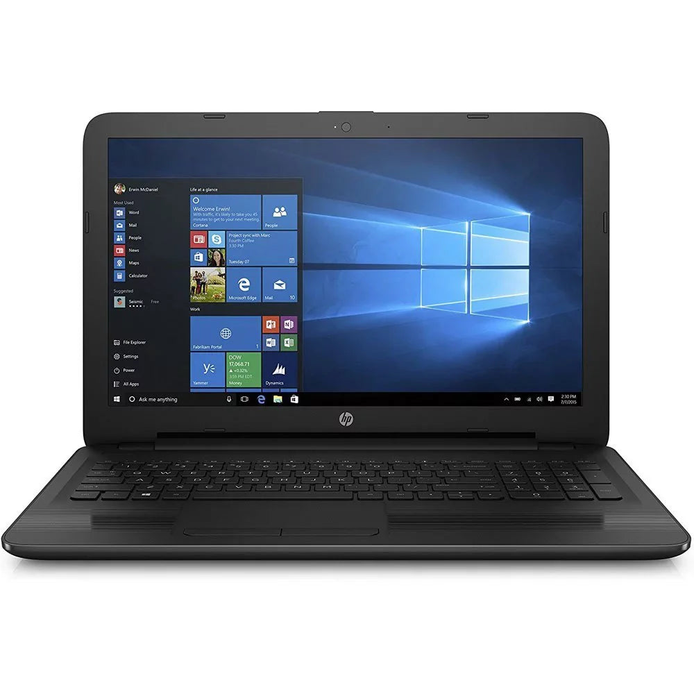 PC Bluetooth, Win10H, AMD 128GB Y1V07UT#ABA Notebook, Business 15.6" 8GB HDLaptop 2.0GHz, DDR3, SSD, Quad-Core Computer 802.11ac, A6-7310 Gray, HP
