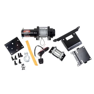 and Plate EPS Winch Yamaha Mount 4X4 Rope 700 with for lb. Wire 2500 2016-2019 Kodiak