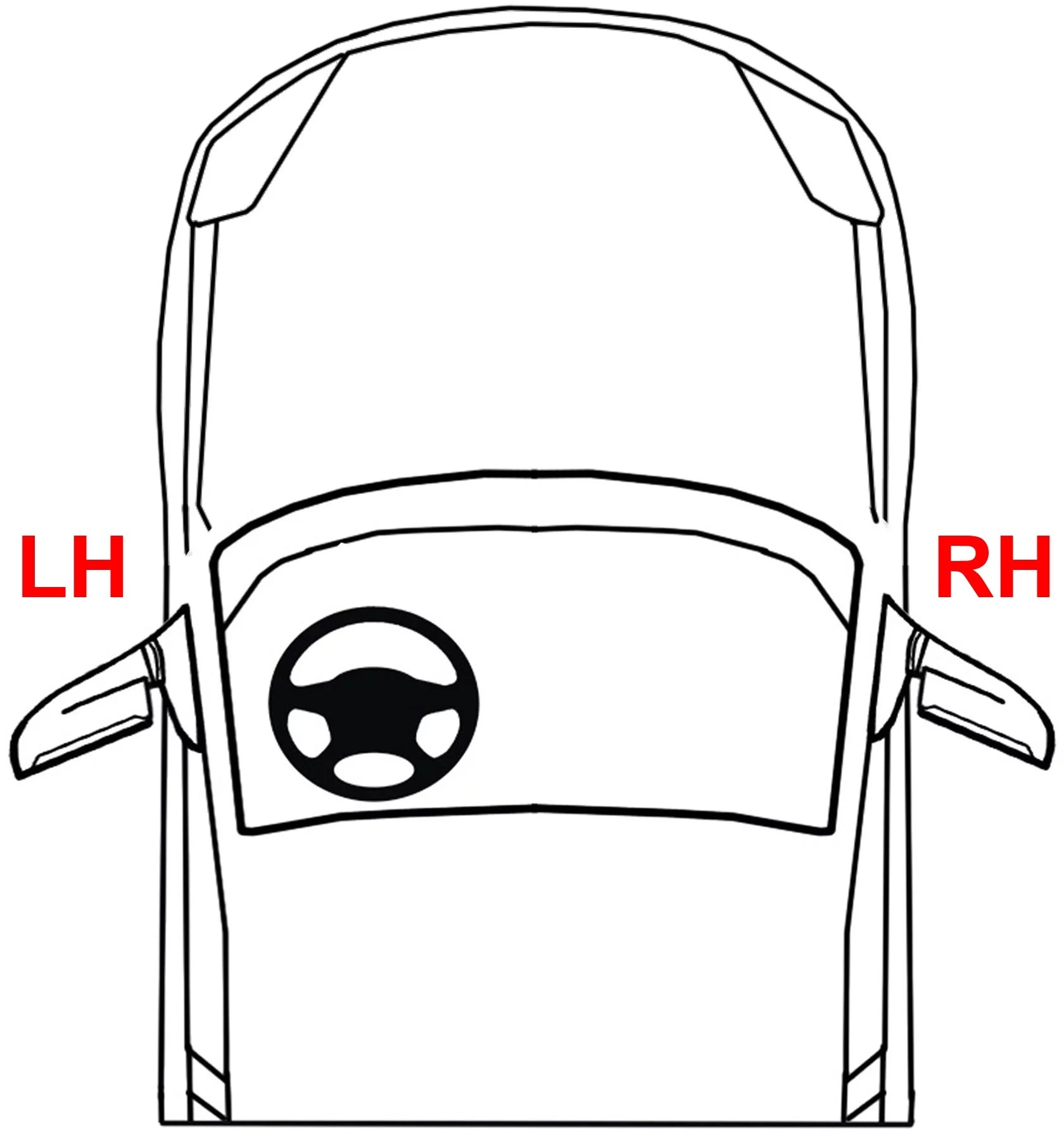2007-2012 Nissan Right Passenger Paintable Sentra Side With Kool-Vue Mirror Compatible