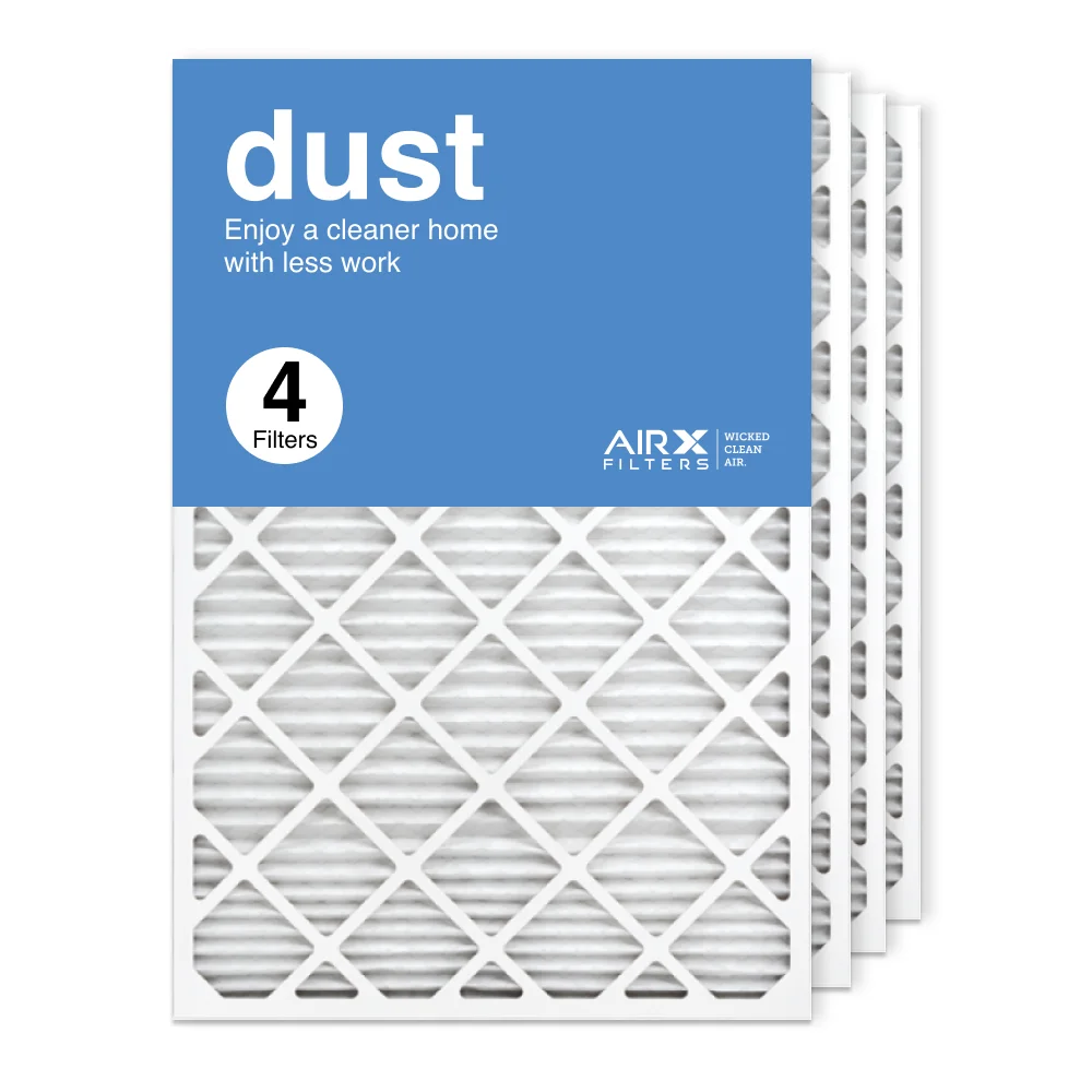 Air USA AC Made Air MERV Pleated AIRx the Filters 24x36x1 Dust 8 HVAC in Filter, Filter Furnace 4-Pack